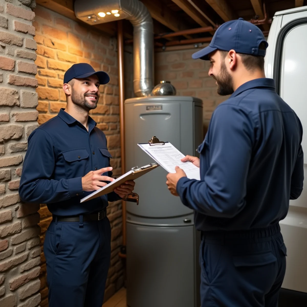 A newly installed gas boiler in a Bronx apartment building mechanical room
