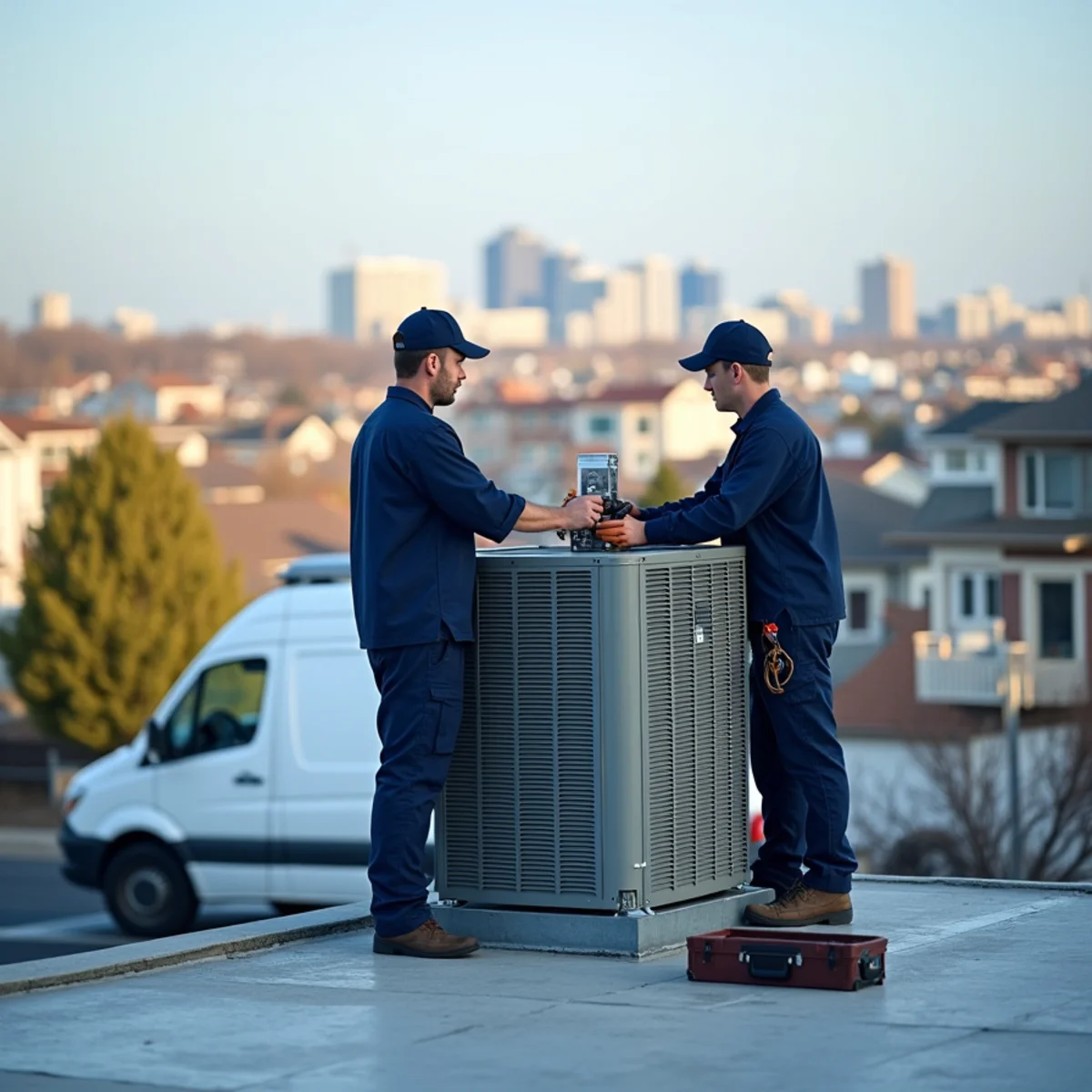 J&S HVAC Expert providing HVAC service in Mineola, NY